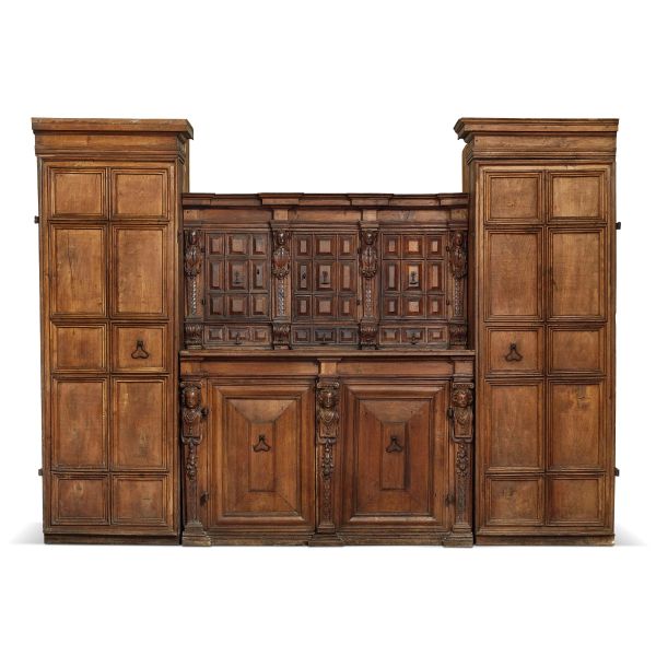 



GRANDE ARREDO DA SACRESTIA, TOSCANA, SECOLI XVI/XVII