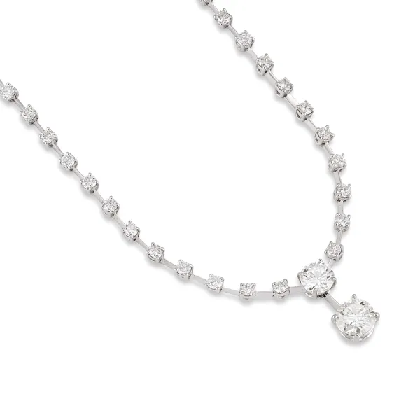 



DIAMOND NECKLACE IN 18KT WHITE GOLD 