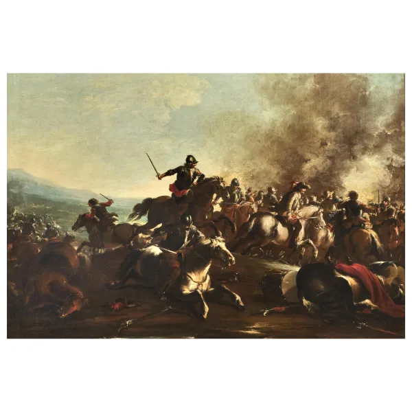



Seguace del Borgognone, sec. XVII