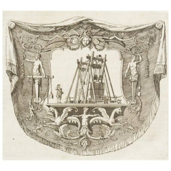 Rare book full of notes and erudition, with four beautiful etched plates