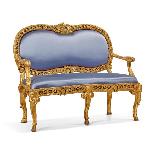 SALOTTO, ROMA, 1780 CIRCA, DA UN MODELLO DI GIOVANNI BATTISTA PIRANESI 