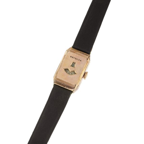 



EXCELDA &quot;JUMPING HOURS&quot; METAL LADY'S WATCH