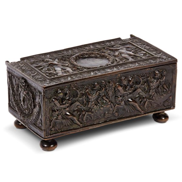 



A CASKET, WORKSHOP OF SEVERO DA RAVENNA, LATE 16TH CENTURY