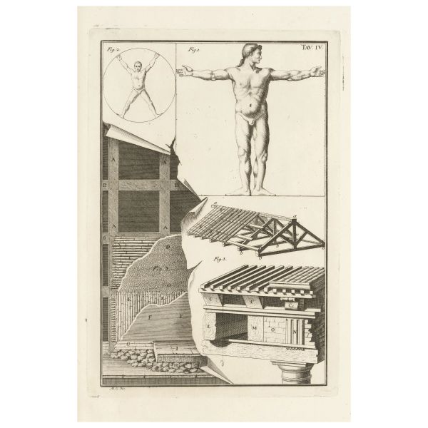 Vitruvio. L’architettura … colla traduzione italiana e comento del marchese Berardo Galiani. Napo...