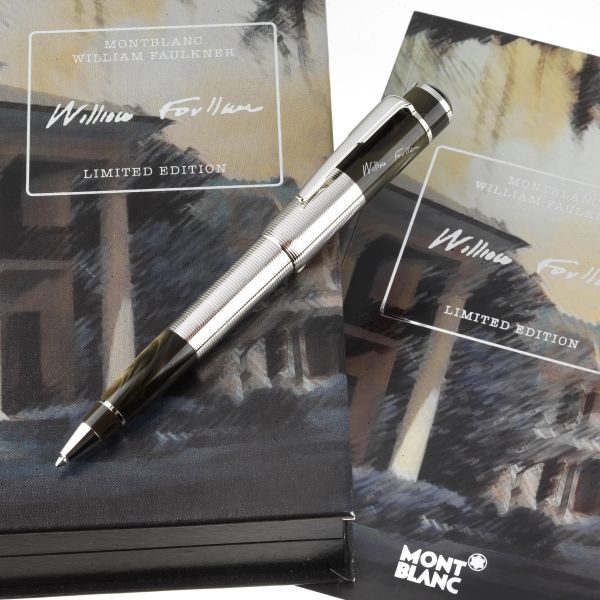 Montblanc - MONTBLANC &quot;WILLIAM FAULKNER&quot; WRITERS SERIES LIMITED EDITION N.15755/18000 BALLPOINT PEN  &nbsp;