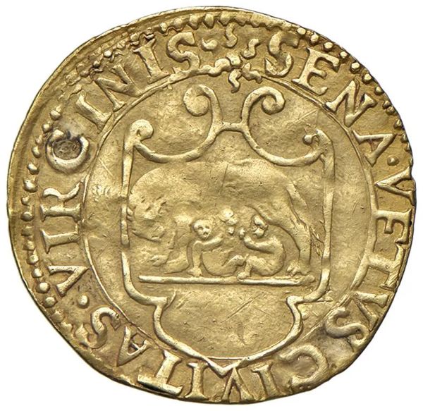 



SIENA. REPUBBLICA (1180-1390). SCUDO D&rsquo;ORO DEL SOLE (1536 circa)