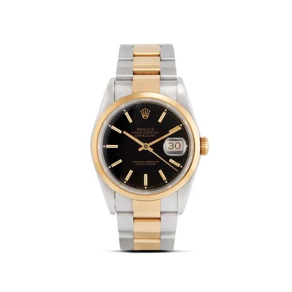 Rolex - 



ROLEX DATEJUST REF. 16203 N. E5600XX STAINLESS STEEL AND GOLD WRISTWATCH, 1994
