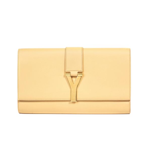 YVES SAINT LAURENT LEATHER CLUTCH CHIC Y