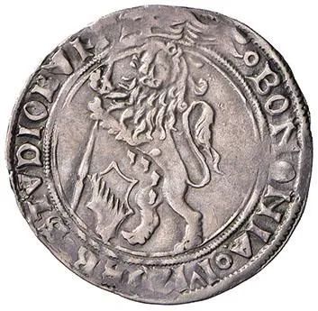 GIOVANNI II BENTIVOGLIO (1464 - 1506), GROSSONE DA 4 BOLOGNINI