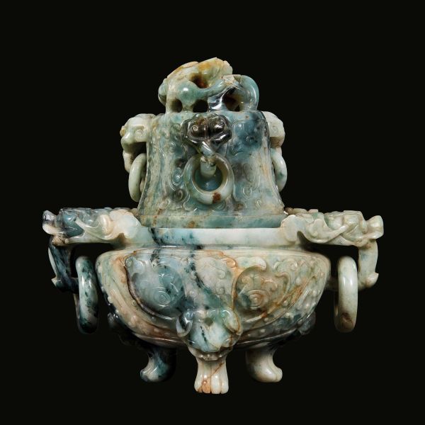 INCENSIERE, CINA, DINASTIA QING, FINE SECOLO XIX