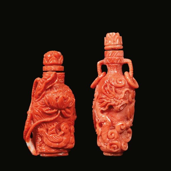 



TWO SNUFF BOTTLES, CHINA, LATE QING DYNASTY, 19TH&ndash;20TH CENTURY