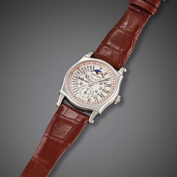 ROGER DUBUIS SYMPATHIE BIRETROGRADE CALENDARIO PERPETUO FASI LUNARI REF. S43 57100 N. 6/28