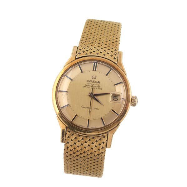OMEGA CONSTELLATION "PIE PAN" ORO GIALLO REF. 168005/6