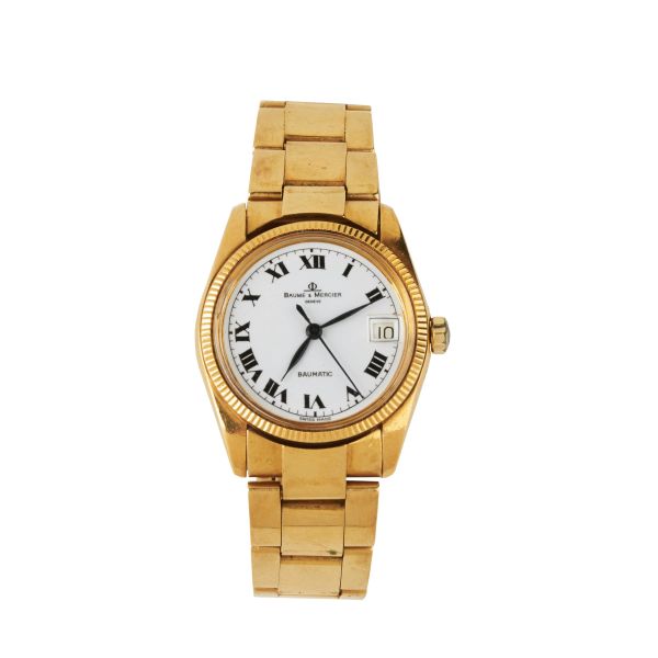 BAUME &amp; MERCIER BAUMATIC LADY REF. 3194 YELLOW GOLD WRISTWATCH