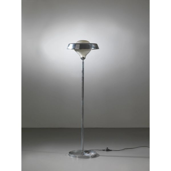 Bbpr - «TALIA» FLOOR LAMP, METAL AND GLASS STRUCTURE