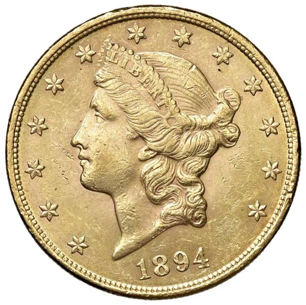 



STATI UNITI. 20 DOLLARI 1894 LIBERTY