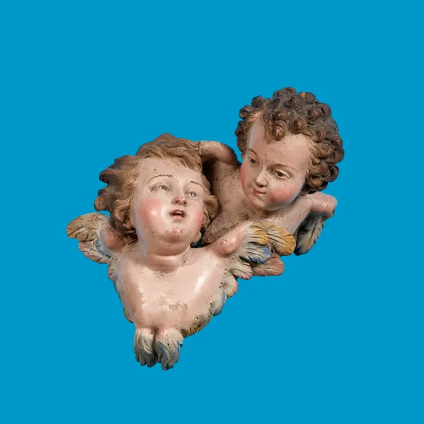 



COPPIA DI CHERUBINI, NAPOLI, SECOLO XVIII/XIX 