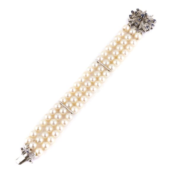 



PEARL BRACELET IN 18KT WHITE GOLD