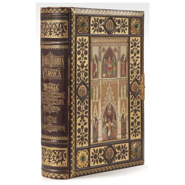 (Religiosi)   Aurea Bibbia Classica.   Vienna e Milano, Massimiliano Herzig, [ca. 1898].