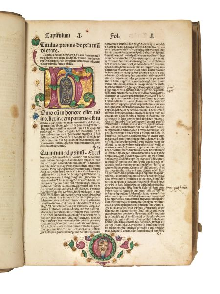 ANTONINUS FLORENTINUS. [Chronicon]. [In Basilea, per Nicolaum Kessler ciuem Basiliensem, 1491 decima die Februarij].