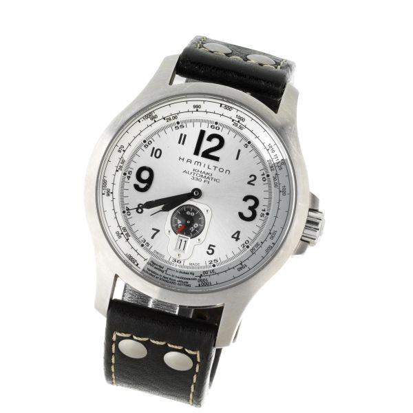 HAMILTON KHAKI AVIATION REF. H765150 STAINLESS STEEL WRISTWATCH