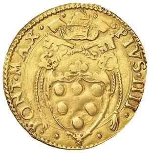 PIO IV (GIOVANNANGELO DE&rsquo; MEDICI 1559 - 1565), SCUDO D&rsquo;ORO DEL SOLE