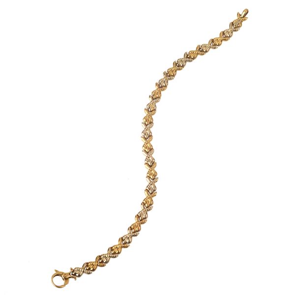 



CHAIN BRACELET IN 18KT TWO TONE GOLD