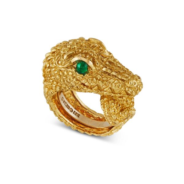 David Webb - 



DAVID WEBB ANELLO A FORMA DI COCCODRILLO 