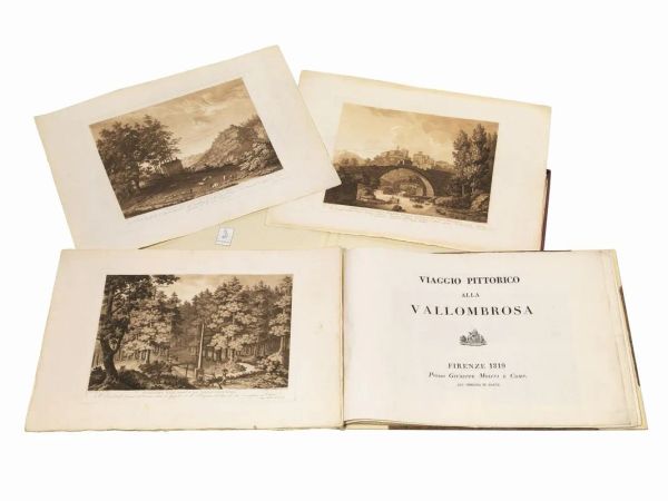(Vallombrosa  Illustrati 800) Viaggio pittorico alla Vallombrosa. Firenze,