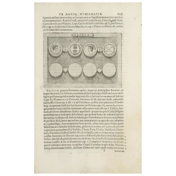 Orsini, Fulvio. Familiae Romanae quae reperiuntur in antiquis numismatibus ab urbe condita. Roma,...