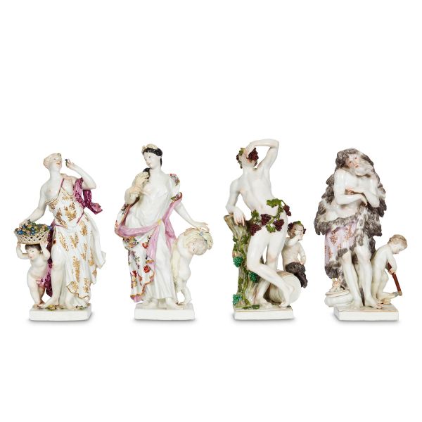 



FOUR MEISSEN FIGURES, LATE 18TH CENTURY