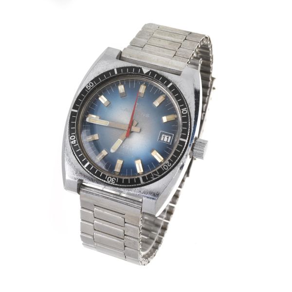 LAURENS REF. 7525 AUTOMATIC STAINLESS STEEL WRISTWATCH