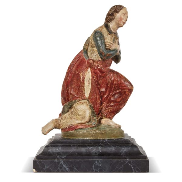 



Tuscan plastic artist, 16th century, Angel, polychromed painted terracotta