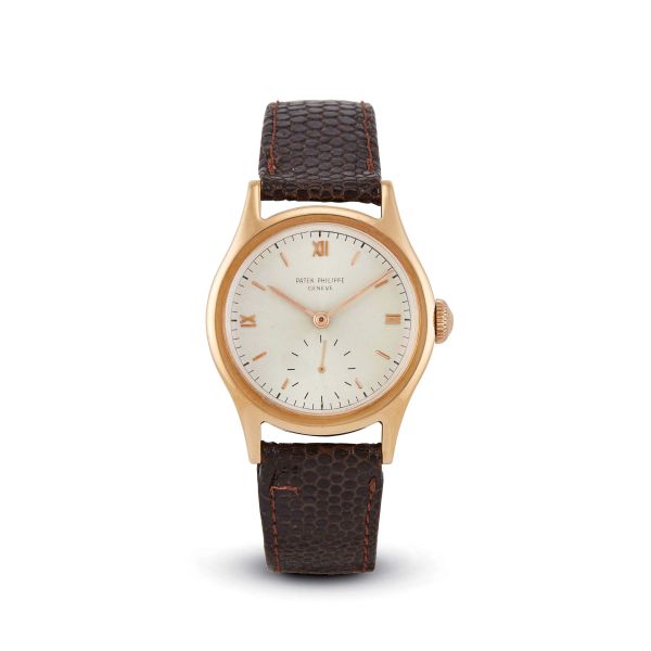 PATEK PHILIPPE CALATRAVA REF. 565 ROSE GOLD WRISTWATCH