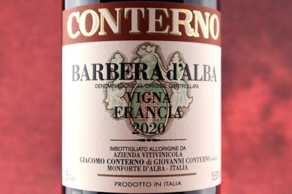 Barbera d’alba Vigna Francia Giacomo Conterno 2020 