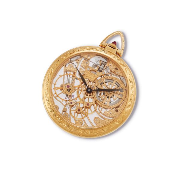 Patek Philippe - 



PATEK PHILIPPE SQUELETTE REF. 894 YELLOW GOLD POCKET WATCH