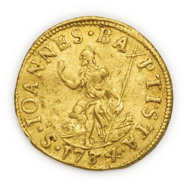 



Granducato di Toscana - Gian Gastone de' Medici (1723-1737) &ndash; Zecchino o Fiorino 1734