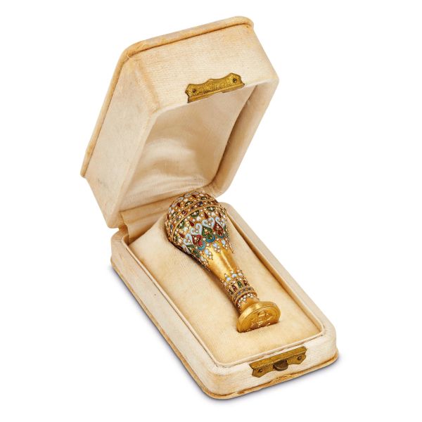 SIGILLO IN ORO SMALTATO