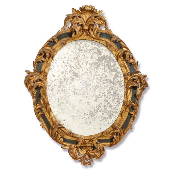 



A PAIR OF EMILIAN OVAL FRAMES, 18TH CENTURY