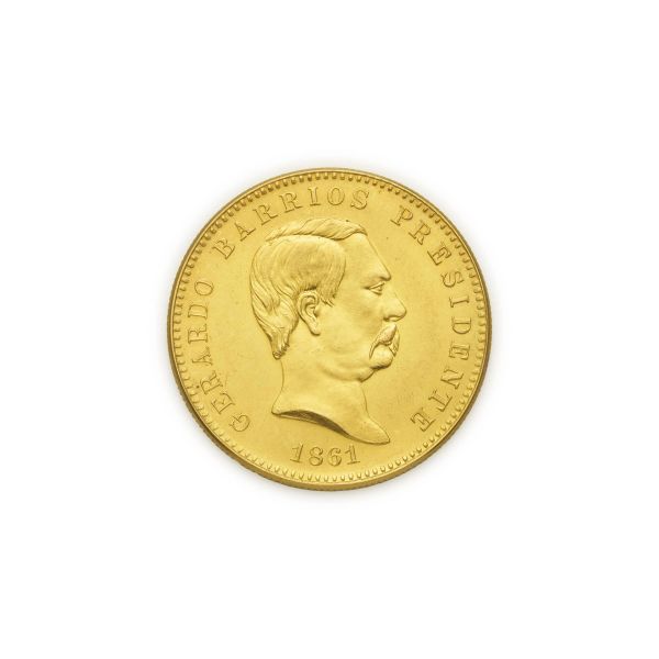 Repubblica (dal 1821) – 20 Pesos “Essai” 1861 (coniato nel 1960-70)