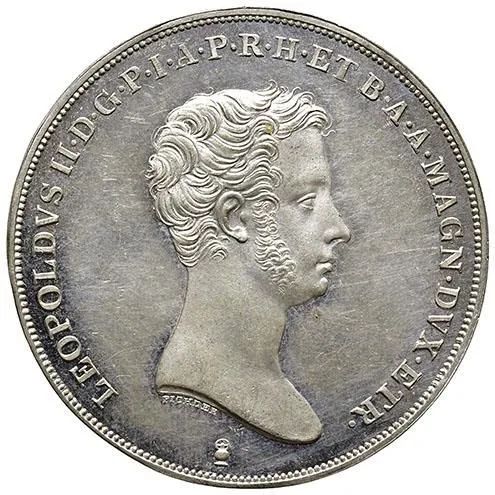 LEOPOLDO II DI LORENA (1824-1859) PROVA DEL FRANCESCONE 1833,