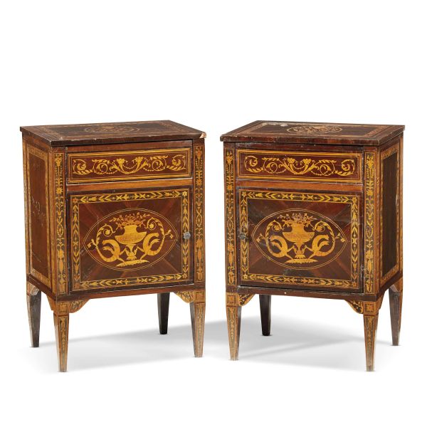 A PAIR OF LOMBARD CABINETS, LATE 18TH CENTURY