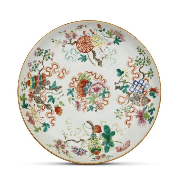 A PLATE, CHINA, QING DYNASTY, 19TH CENTURY