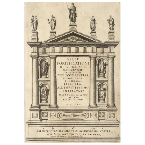 Rara edizione originale di questa opera dell’architetto carpigiano