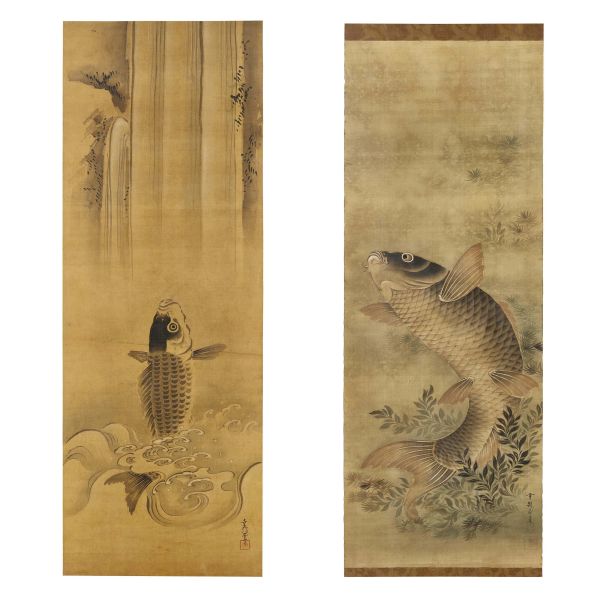 



TWO PAINTINGS, JAPANESE SCHOOL, EDO PERIOD, 19TH CENTURY