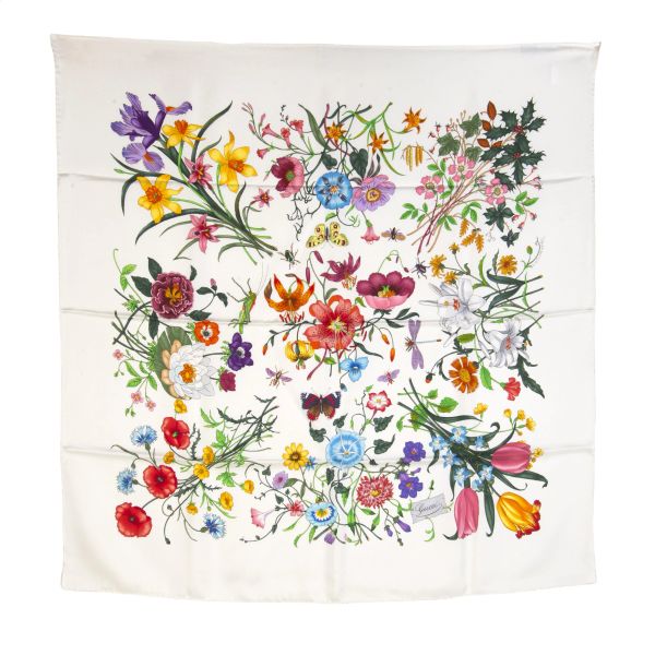 



GUCCI FLORA SILK SCARF