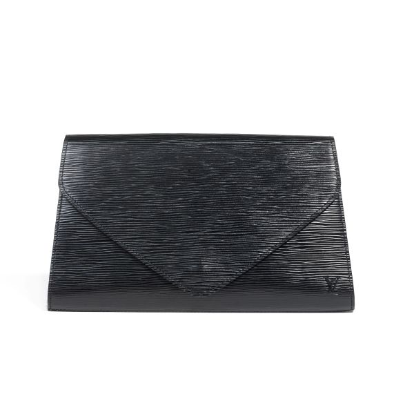 LOUIS VUITTON BLACK EPI LEATHER CLUTCH