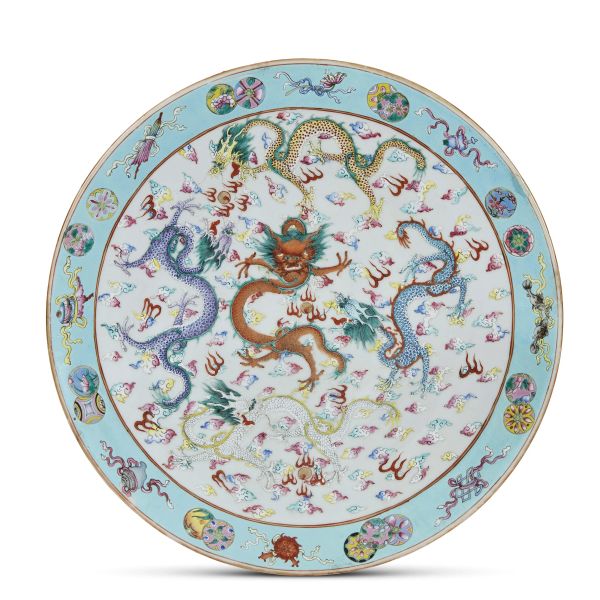 A PLATE, CHINA, QING DYNASTY, 19TH-20TH CENTURIES