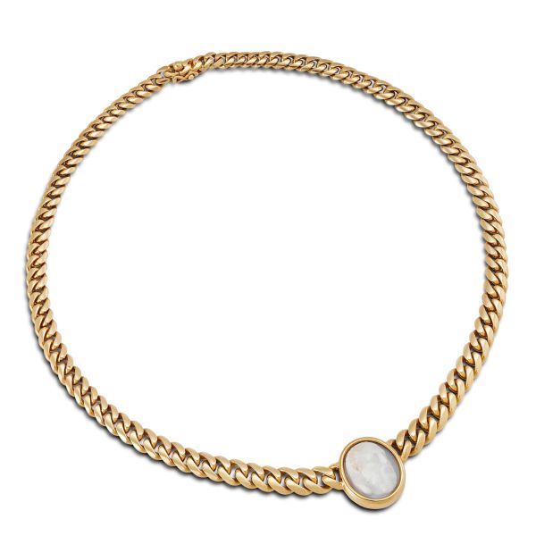 Bulgari - 



BULGARI CURB CHAIN NECKLACE IN 18KT YELLOW GOLD