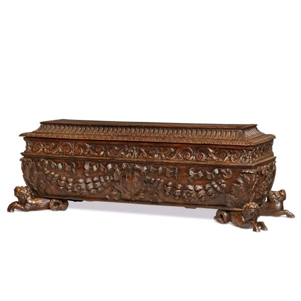 CASSONE, ITALIA CENTRALE, SECOLO XVI